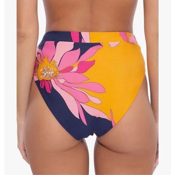 Trina Turk Breeze High-Waist Swim Pant - Picture 2 of 5